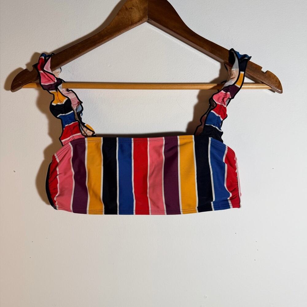 Colorful Striped Bikini Top - Picture 2 of 4